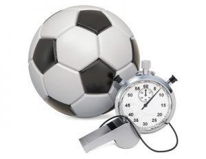 3D Football Stopwatch and Whistle