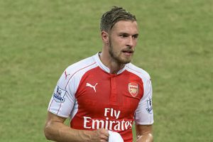 Aaron Ramsey Playing For Arsenal