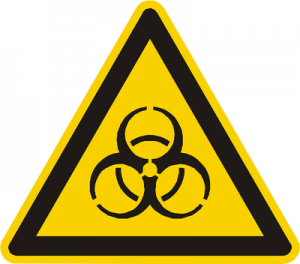 Bio Hazard Warning Triangle