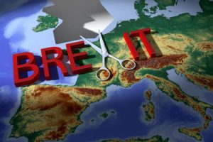 Brexit Britain Cut Out of Map of Europe