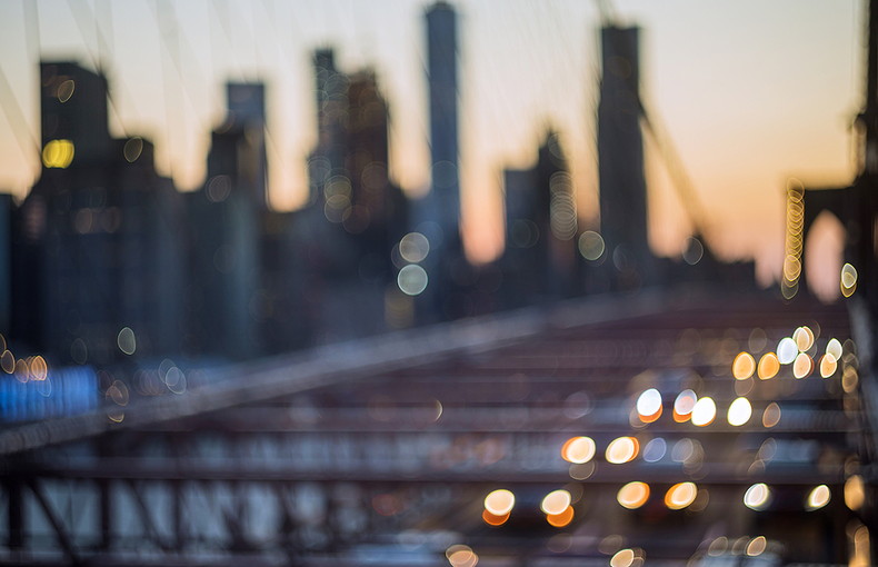 Brooklyn Bridge Blurred