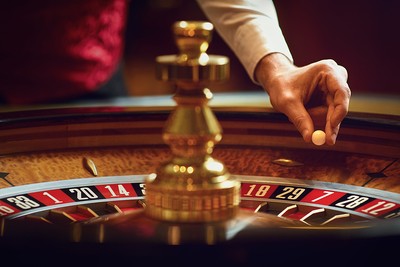 Croupier and Roulette Wheel