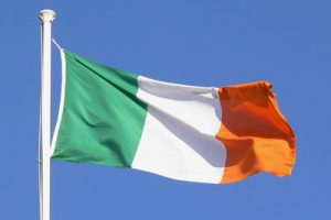 Irish Flag Blue Sky