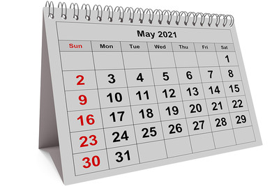 May 2021 Desktop Calendar