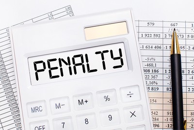 Penalty Text on Calculator