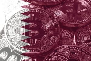 Qatar Flag Cryptocurrency Tokens