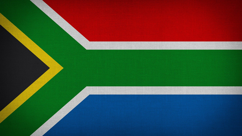 South Africa Textile Flag